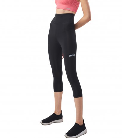 กางเกงรัดกล้ามเนื้อ ขาสามส่วน เอวสูงพิเศษ  รัดกล้ามเนื้อ